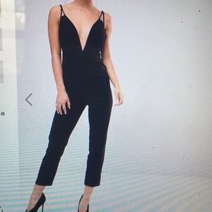 NWT ASOS Petite Jumpsuit with plunge neck